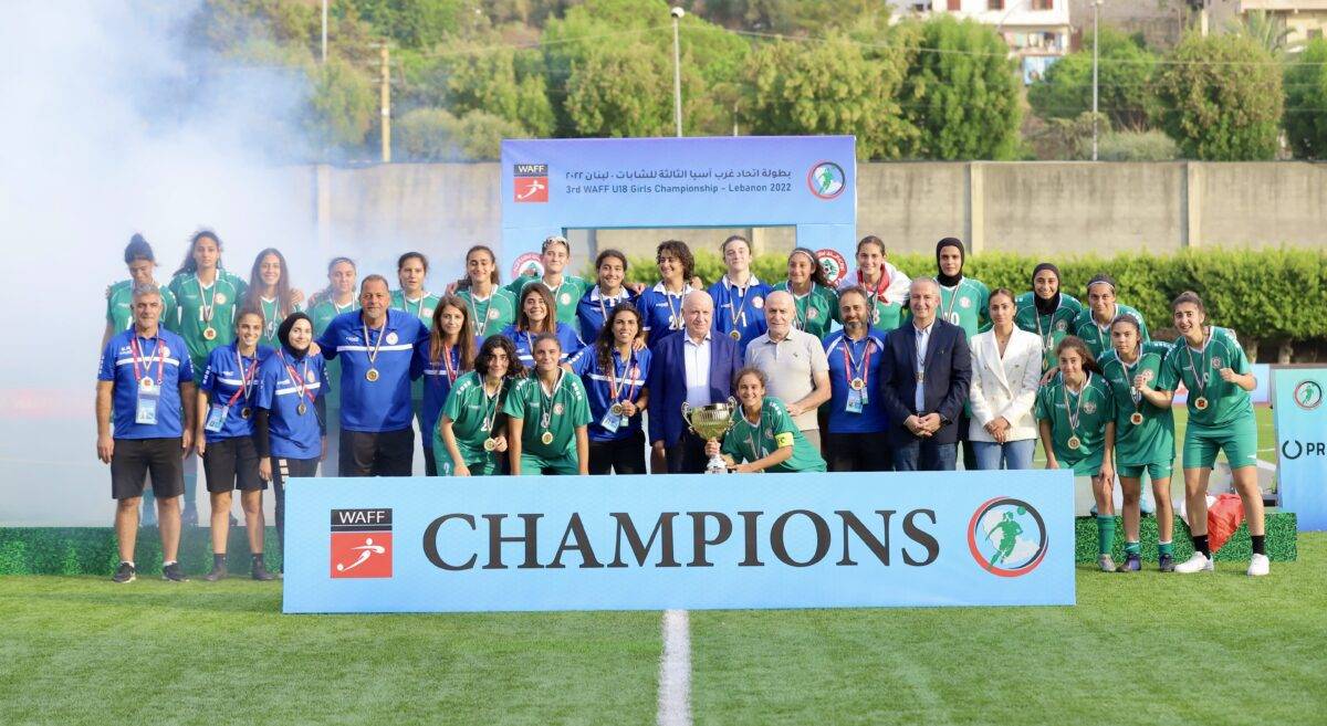 Football Lebanon - لبنان يتوج بلقب غرب آسيا للشابات