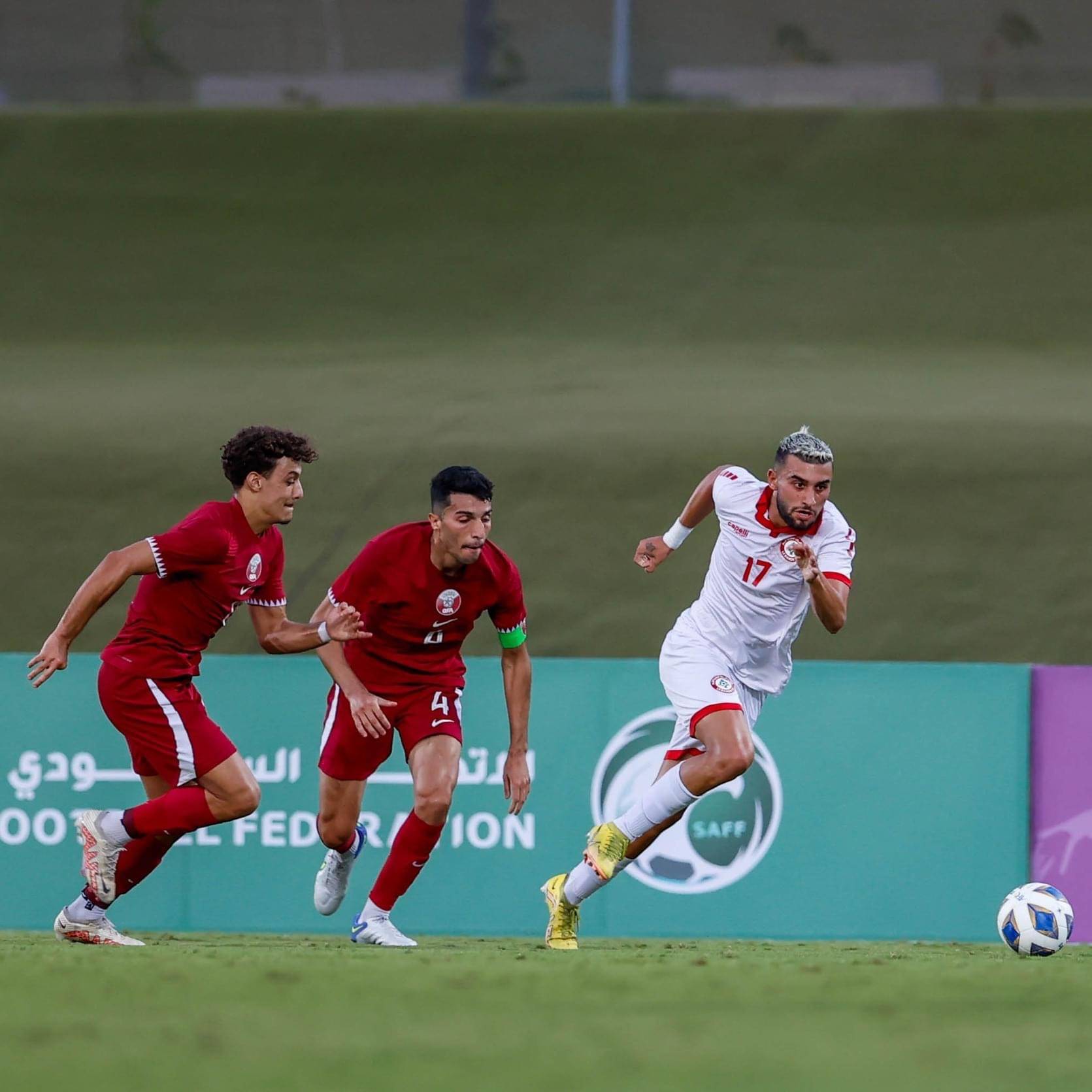 Football Lebanon - تعادل سلبي بين المنتخب الأولمبي ونظيره القطري