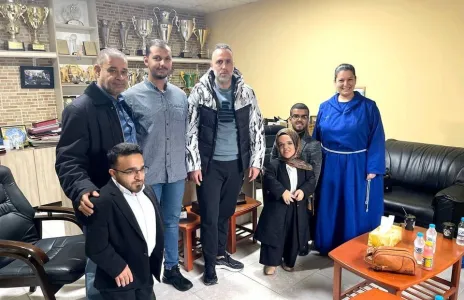 Football Lebanon - نادي الفخر الرياضي لقصار القامة في زيارة لنادي العهد