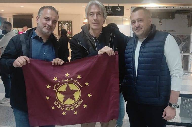 Football Lebanon - الزعني يستقبل المدير الفني الجديد لنادي النجمة