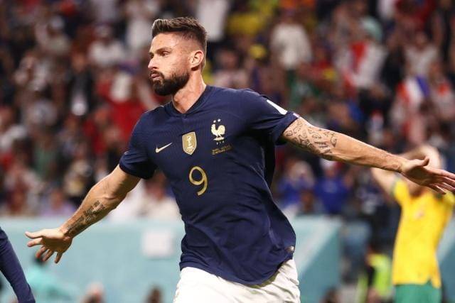 Football Lebanon - جيرو يُعادل رقم هنري كهداف تاريخي لمنتخب فرنسا