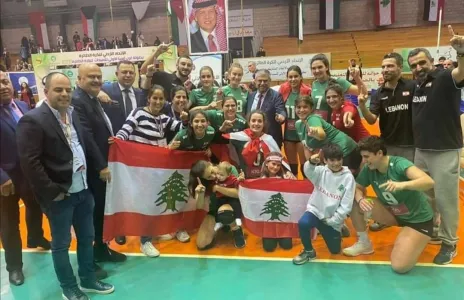 Football Lebanon - سيدات لبنان بطلات غرب آسيا بالكرة الطائرة