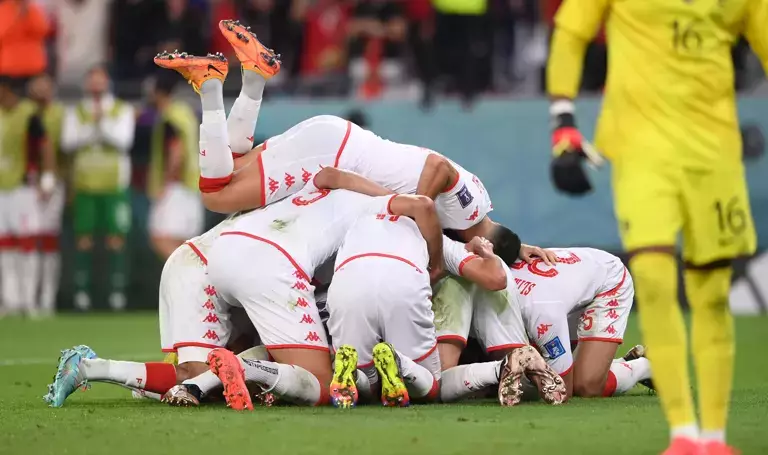 Football Lebanon - تونس تودع كأس العالم بعد فوزٍ تاريخي على حامل اللقب فرنسا