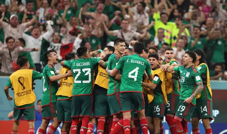 Football Lebanon - المكسيك تفوز على السعودية بهدفين لهدف، وخروج المنتخبين من دور المجموعات