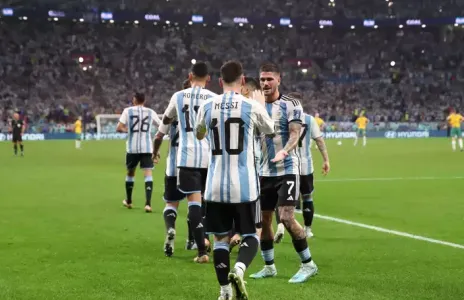 Football Lebanon - FIFA الأرجنتين تتغلب على أستراليا وتتأهل إلى ربع النهائي