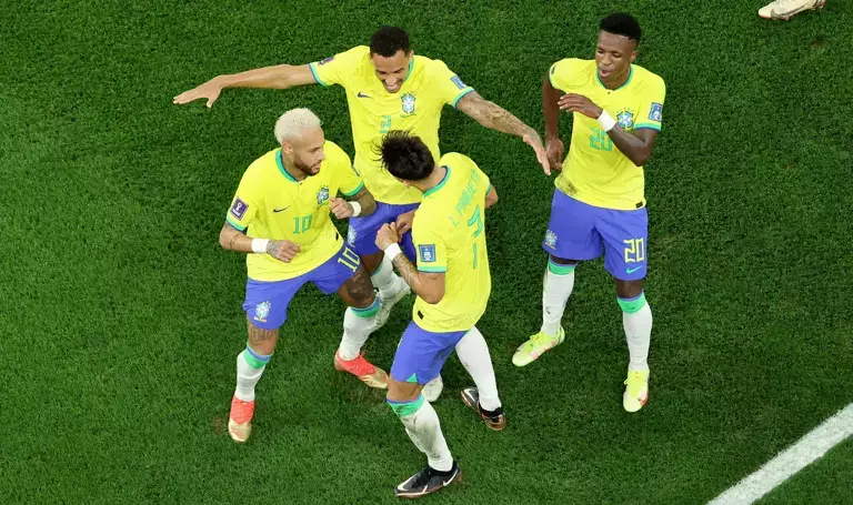 Football Lebanon - البرازيل تفز برباعية على كوريا الجنوبية وتتأهل إلى ربع النهائي