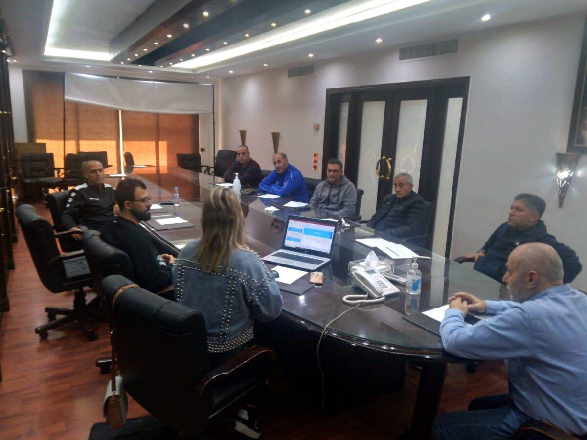 Football Lebanon - الشحف يترأس اجتماعًا تنسيقيًا لاطلاق مشروع “FOOTBALL FOR ALL”