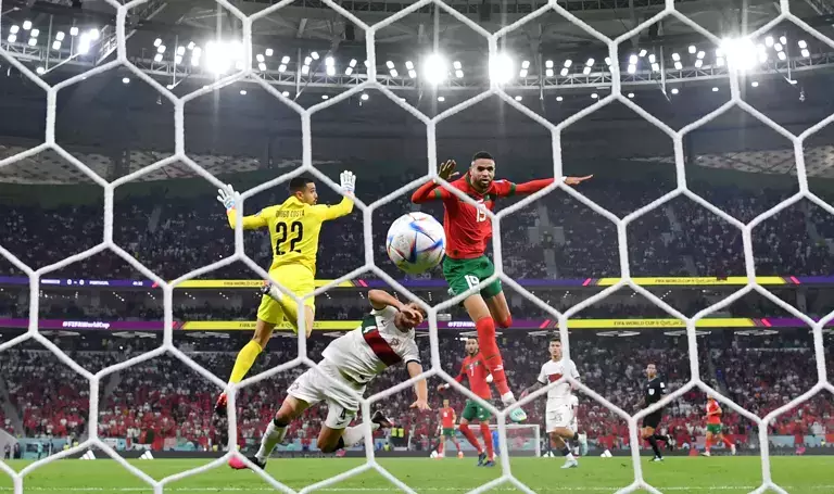 Football Lebanon - النصيري متحدي الجاذبية يرسل المغرب إلى نصف نهائي كأس