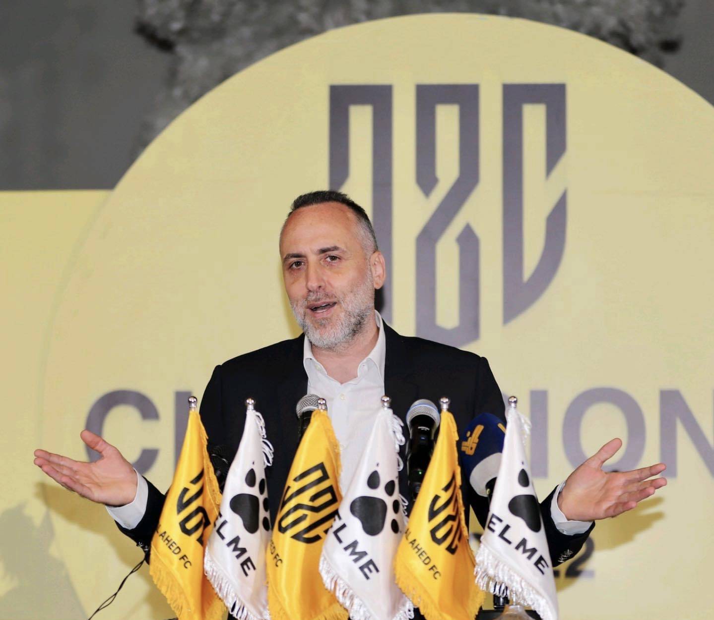 Football Lebanon - تميم سليمان في أول لقاء له في مركز العهد الإعلامي