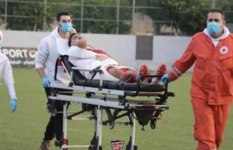 Football Lebanon - إصابة طفيفة لدانيال عباس