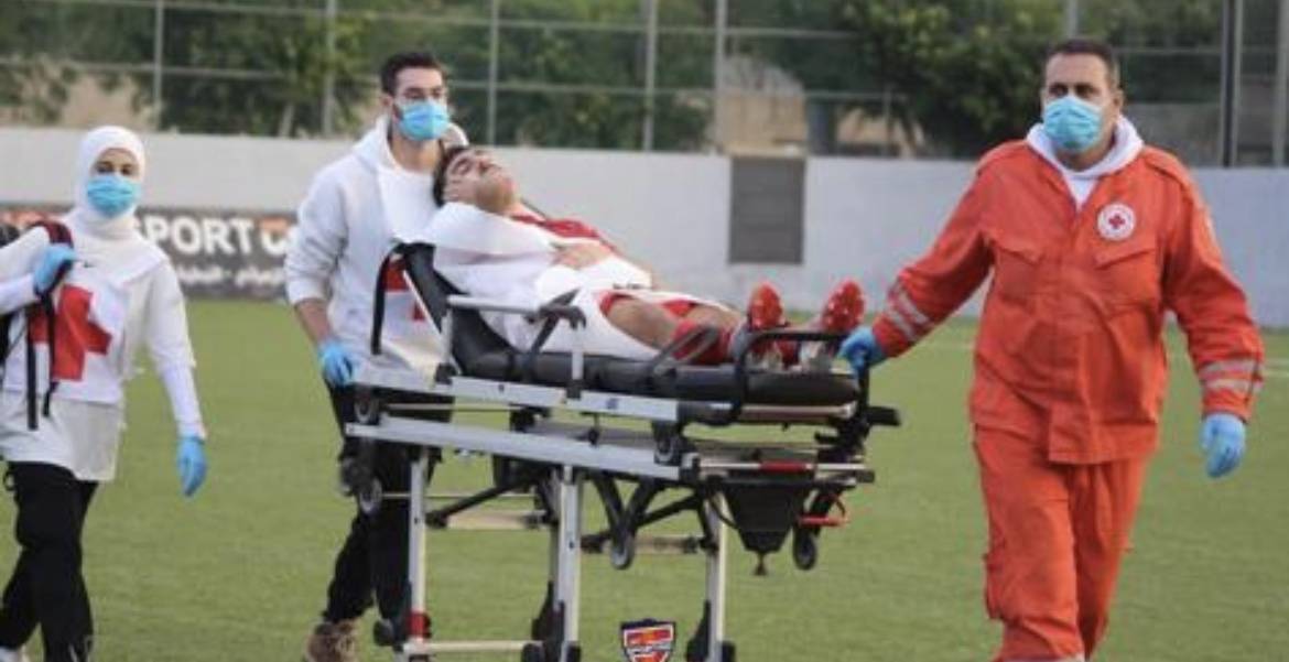 Football Lebanon - إصابة طفيفة لدانيال عباس