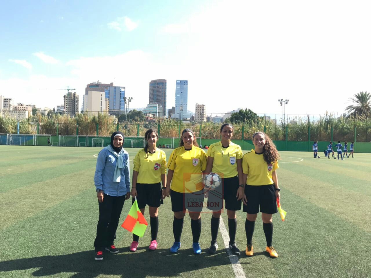 Football Lebanon - طاقم حكام نسائي في الكرة اللبنانية