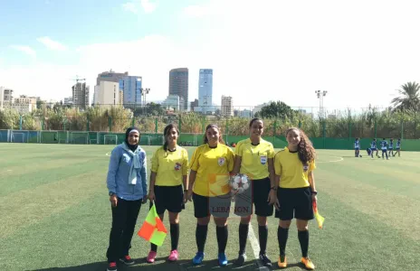Football Lebanon - طاقم حكام نسائي في الكرة اللبنانية