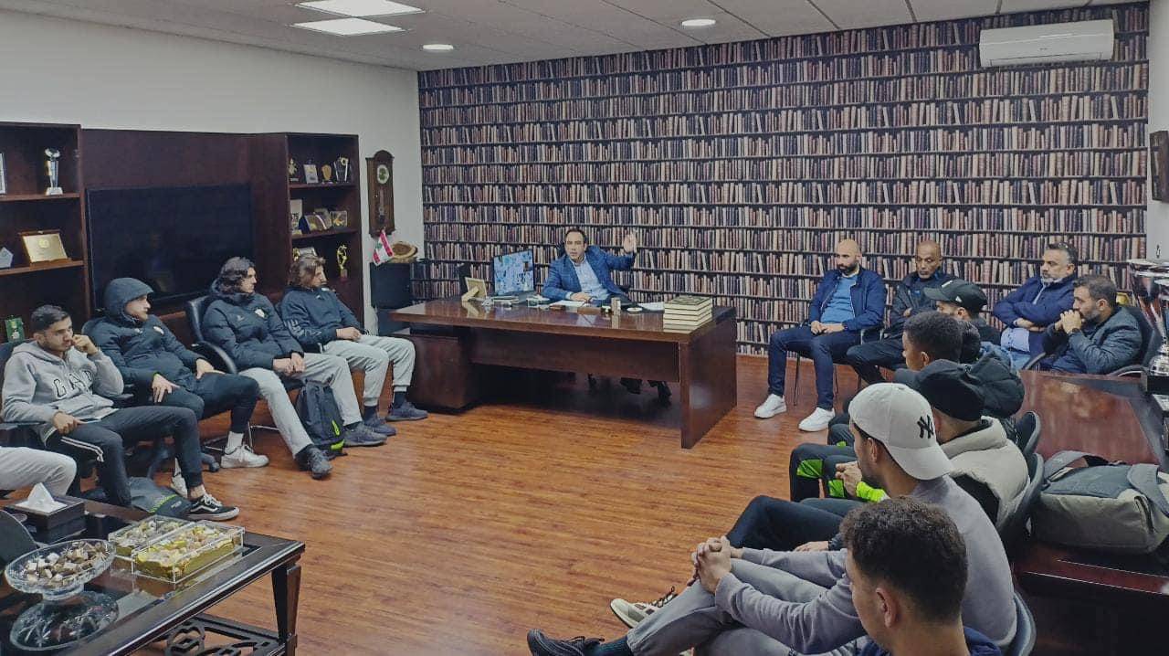 Football Lebanon - لقاء خاص بين بدر والجهاز الفني والإداري