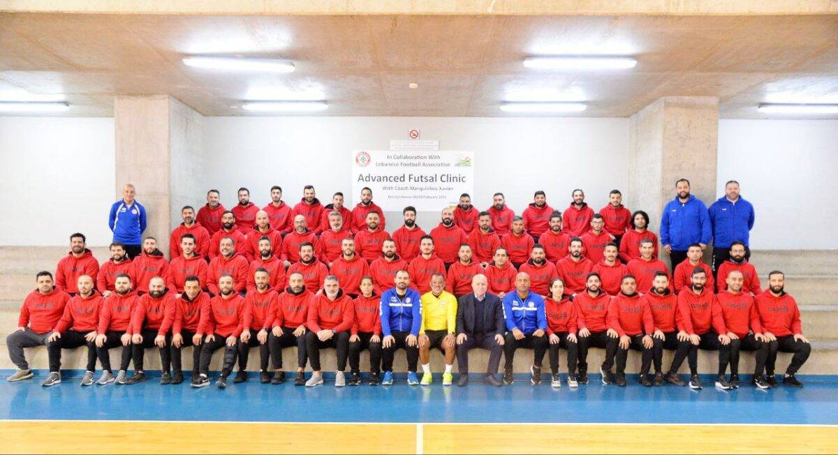 Football Lebanon - حيدر يختتم الورشة التدريبية لمدربي كرة الصالات