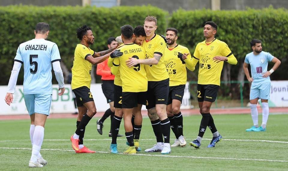 Football Lebanon - العهد يفوز على الشباب الغازية بهدفين