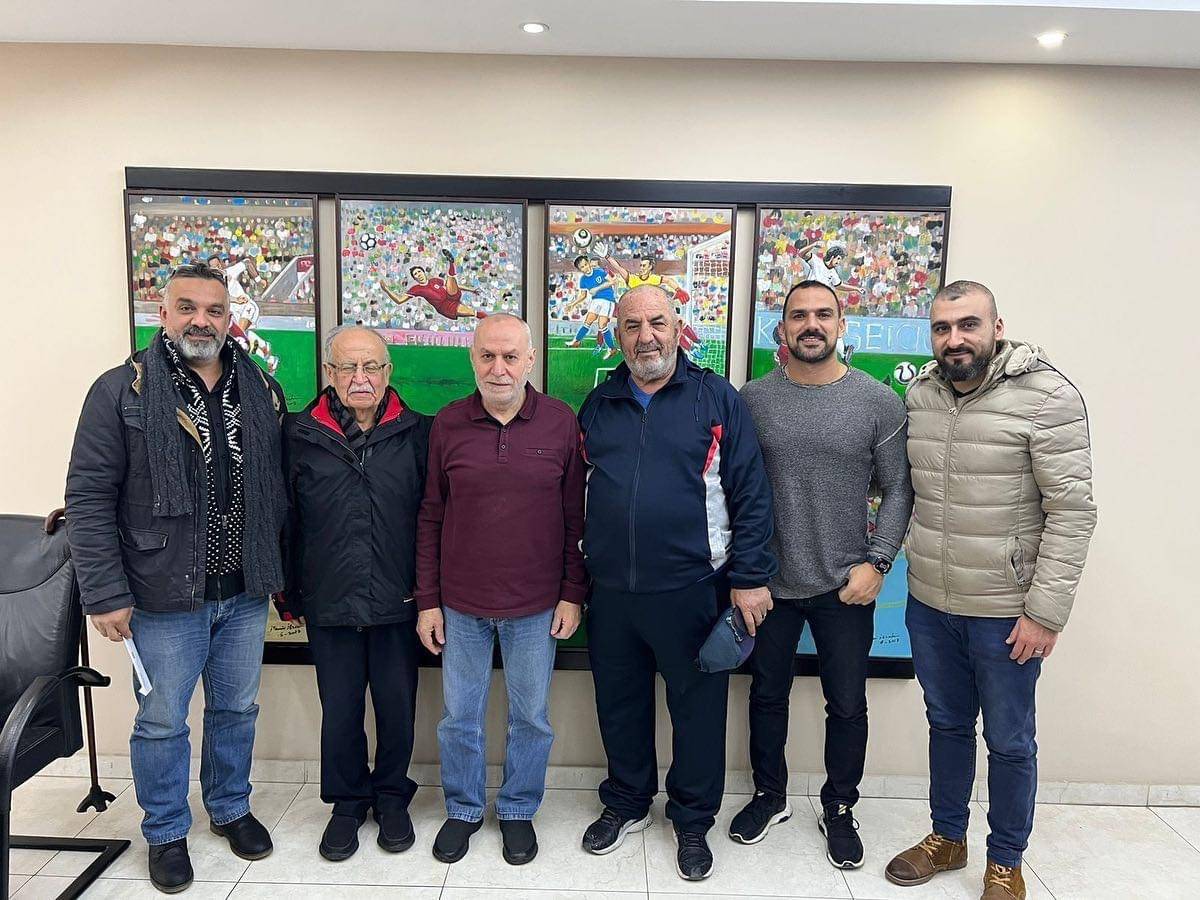 Football Lebanon - وفد أنصاري يزور مقر الإتحاد اللبناني لكرة القدم