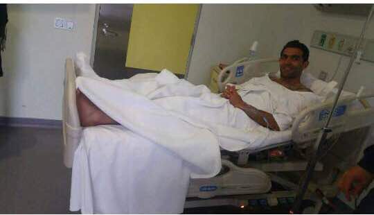 Football Lebanon - اصابة تكتوك في حادث سير