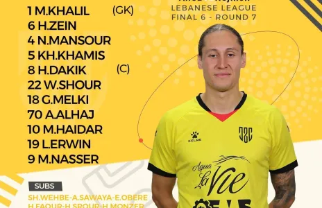 Football Lebanon - تشكيلة العهد بمواجهة النجمة