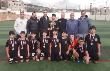 Football Lebanon - المصطفى بطلة محافظة النبطية بالميني فوتبول المدرسية