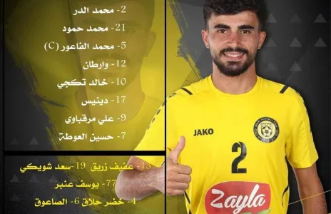 Football Lebanon - تشكيلة البرج بمواجهة شباب الساحل