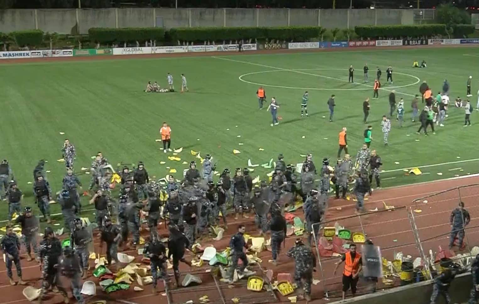 Football Lebanon - مشهد كارثي
