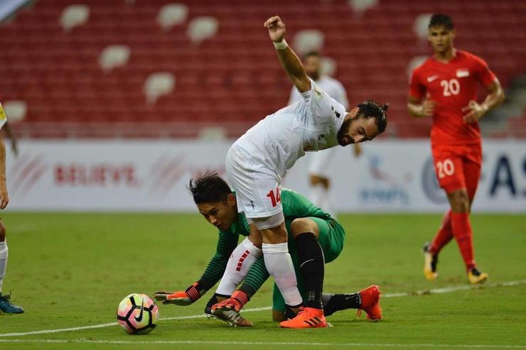 Football Lebanon - فوز لبنان على سنغافورة وديا