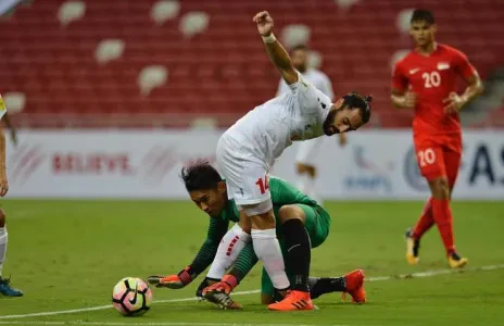 Football Lebanon - فوز لبنان على سنغافورة وديا