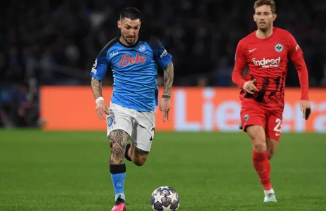 Football Lebanon - دوري الأبطال: نابولي يجدّد فوزه على فرانكفورت ويعبر إلى ربع النهائي