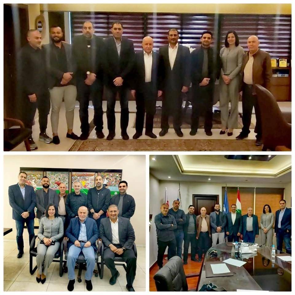 Football Lebanon - زيارات رسمية للهيئة الإدارية لنادي طرابلس الرياضي
