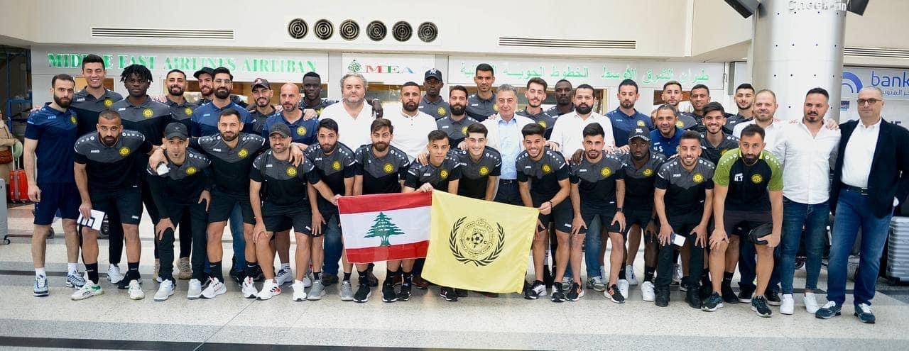 Football Lebanon - بعثة البرج تسافر إلى الإمارات