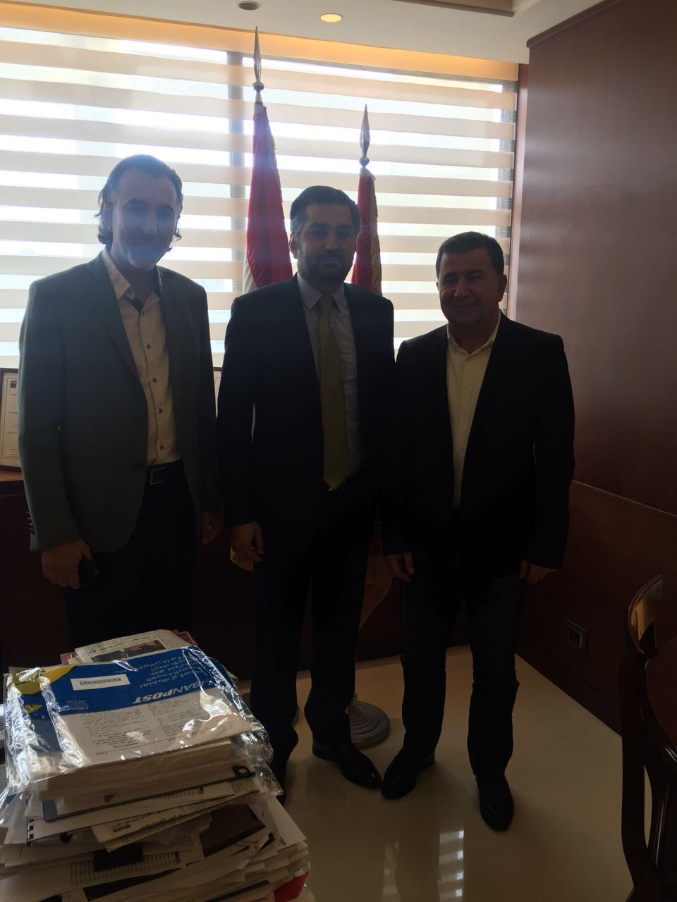 Football Lebanon - وفد من نادي المبرة يزور النجمة