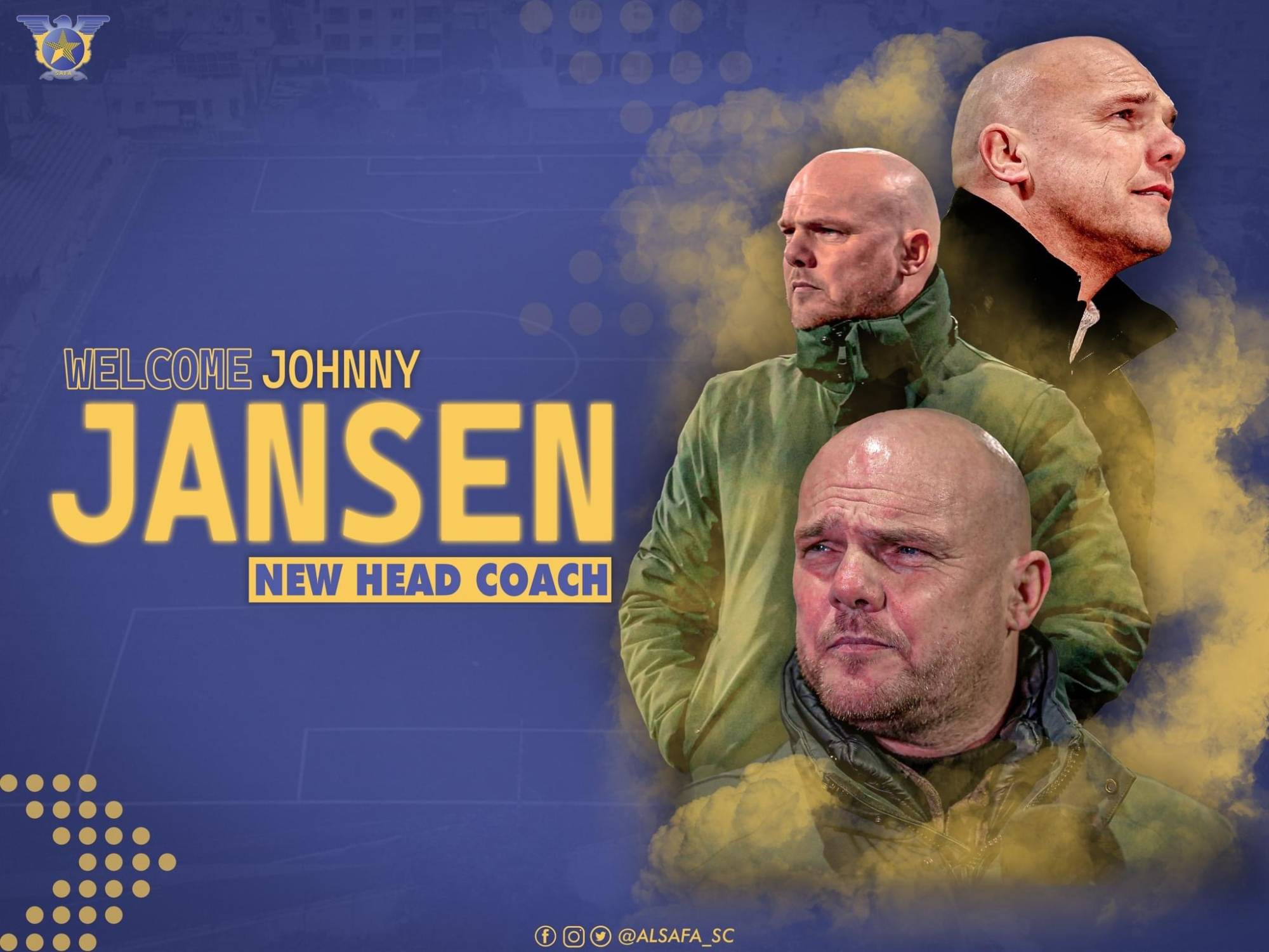 Football Lebanon - رسمياً جوني جانسين مدرباً للصفاء