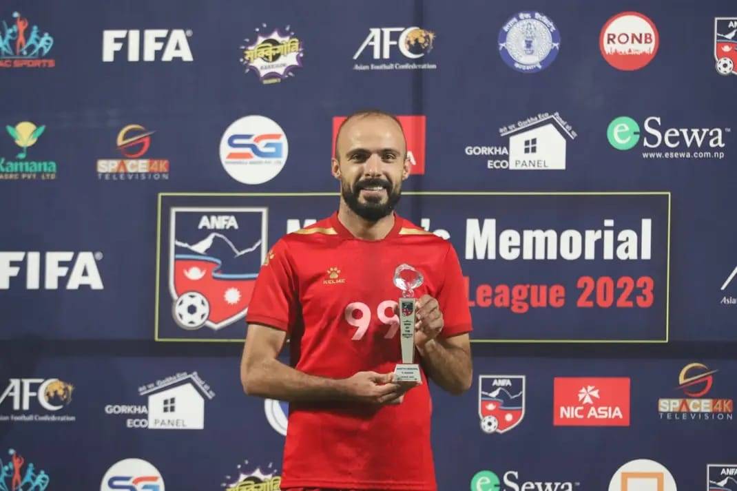 Football Lebanon - أحمد حجازي يسجل هدفين في أول ظهور له في النيبال