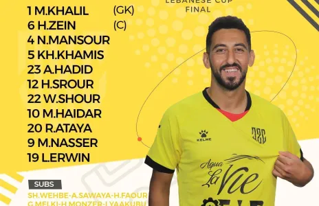 Football Lebanon - اللائحة الكاملة التي اختارها المدرب رأفت محمد لمباراة العهد أمام فريق النجمة