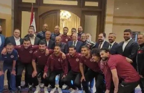 Football Lebanon - النجمة قدم كأس لبنان للرئيس بري