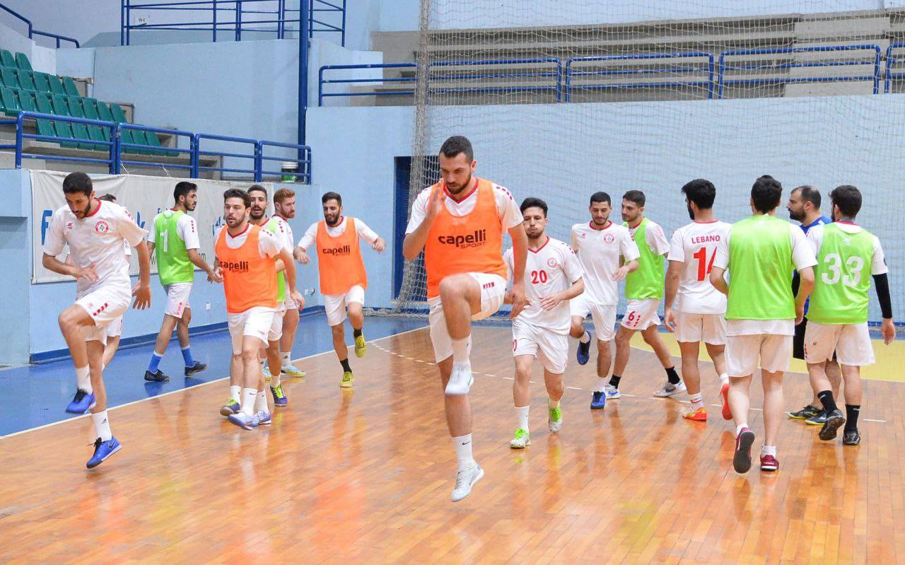 Football Lebanon - منتخب الصالات يكثف تحضيراته لمواجهة أفغانستان وديًّا واستعدادًا لكأس العرب للصالات