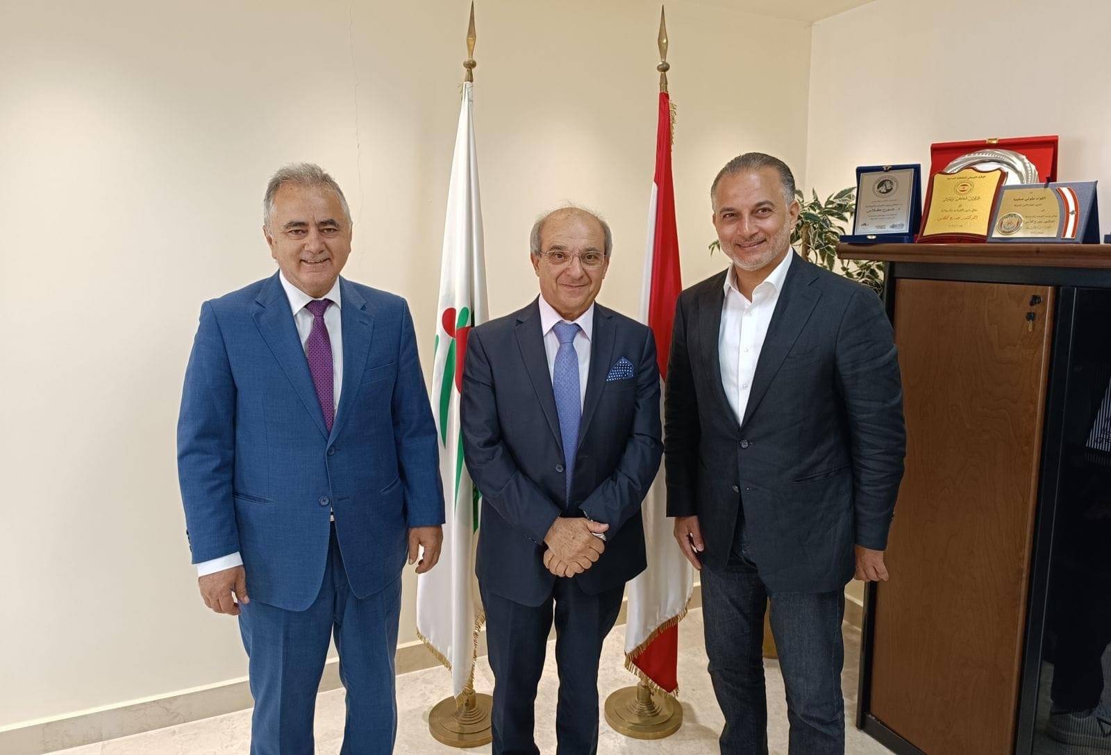 Football Lebanon - مازن زعني يبحث عن المستجدات مع الوزير كلاس حول المنشآت الرياضية