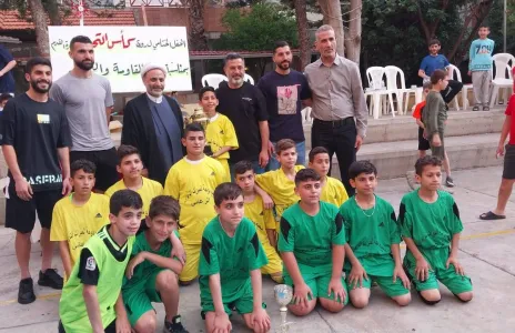 Football Lebanon - مباراة بمناسبة عيد المقاومة والتحرير في مجمع دوحة المبرات