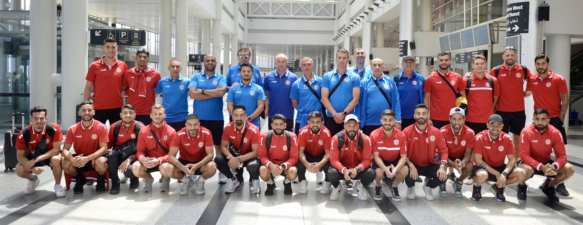 Football Lebanon - بعثة المنتخب الوطني تغادر الى أوديشا