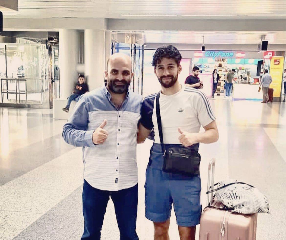 Football Lebanon - وصول اللاعب الجزائري البلجيكي فوضيل إدريس إلى العاصمة بيروت