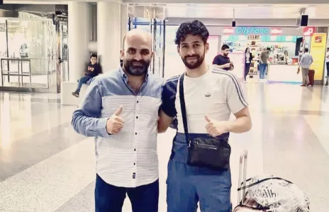 Football Lebanon - وصول اللاعب الجزائري البلجيكي فوضيل إدريس إلى العاصمة بيروت