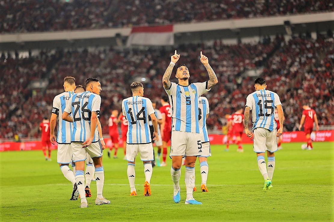 Football Lebanon - الأرجنتين تهزم إندونيسيا