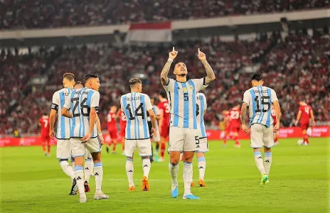 Football Lebanon - الأرجنتين تهزم إندونيسيا