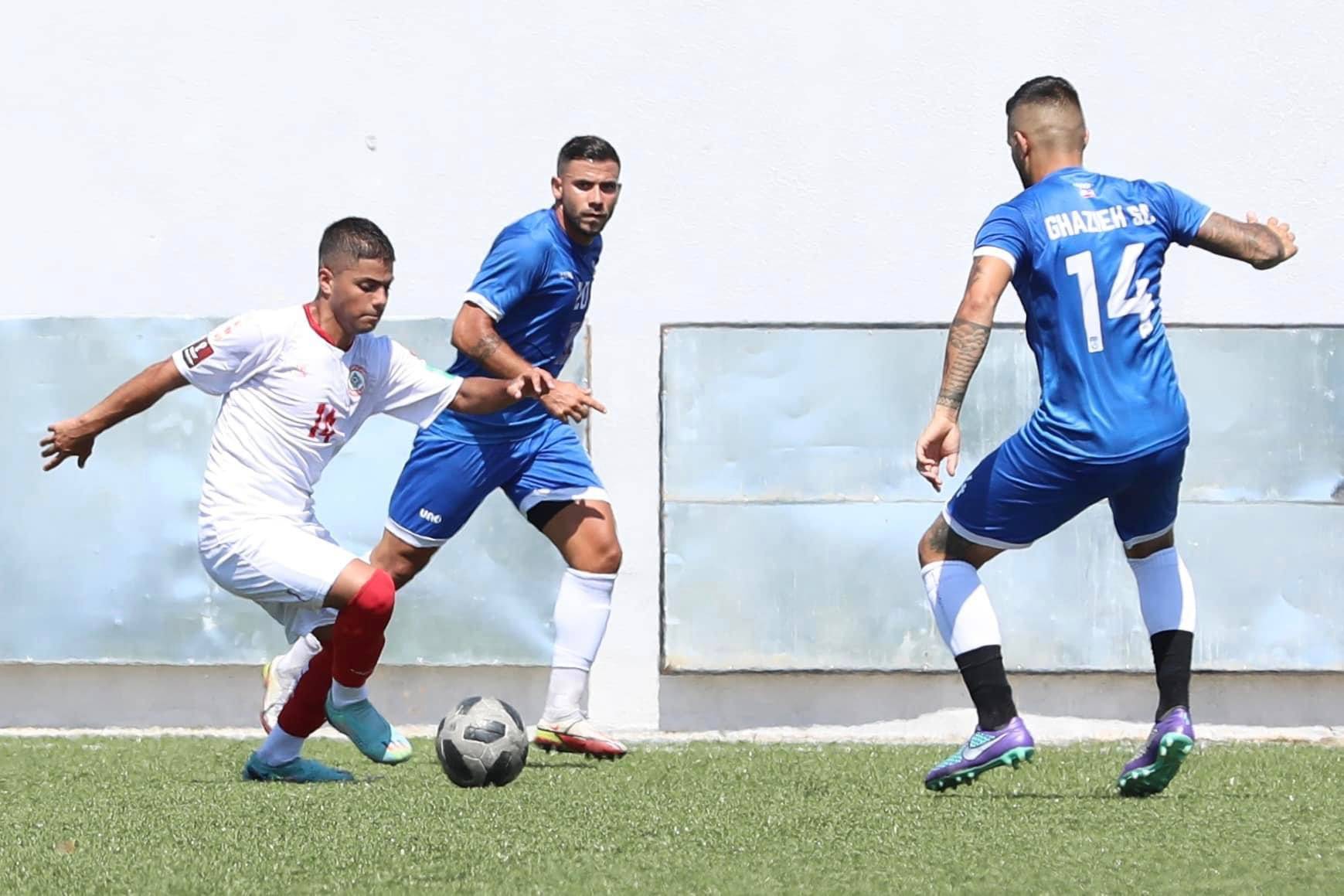 Football Lebanon - فوز منتخب لبنان للشباب على فريق الشباب الغازية في مباراة تدريبية