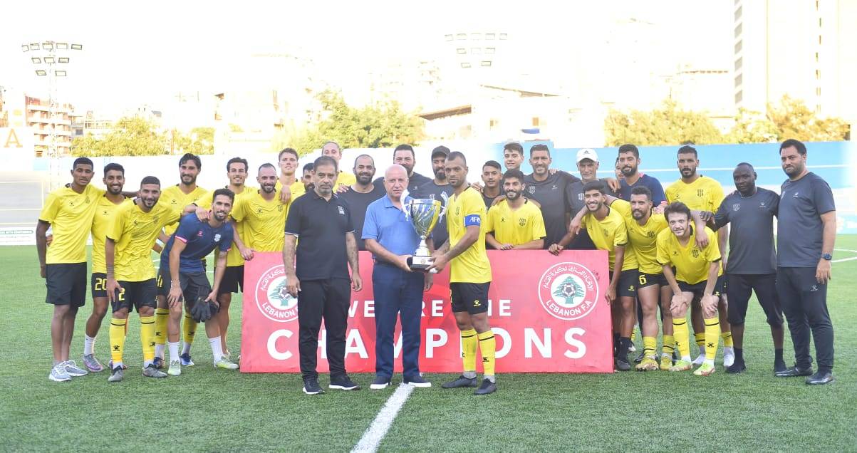 Football Lebanon - العهد بطلاً لكأس الإتحاد للمرة الثانية في تاريخه