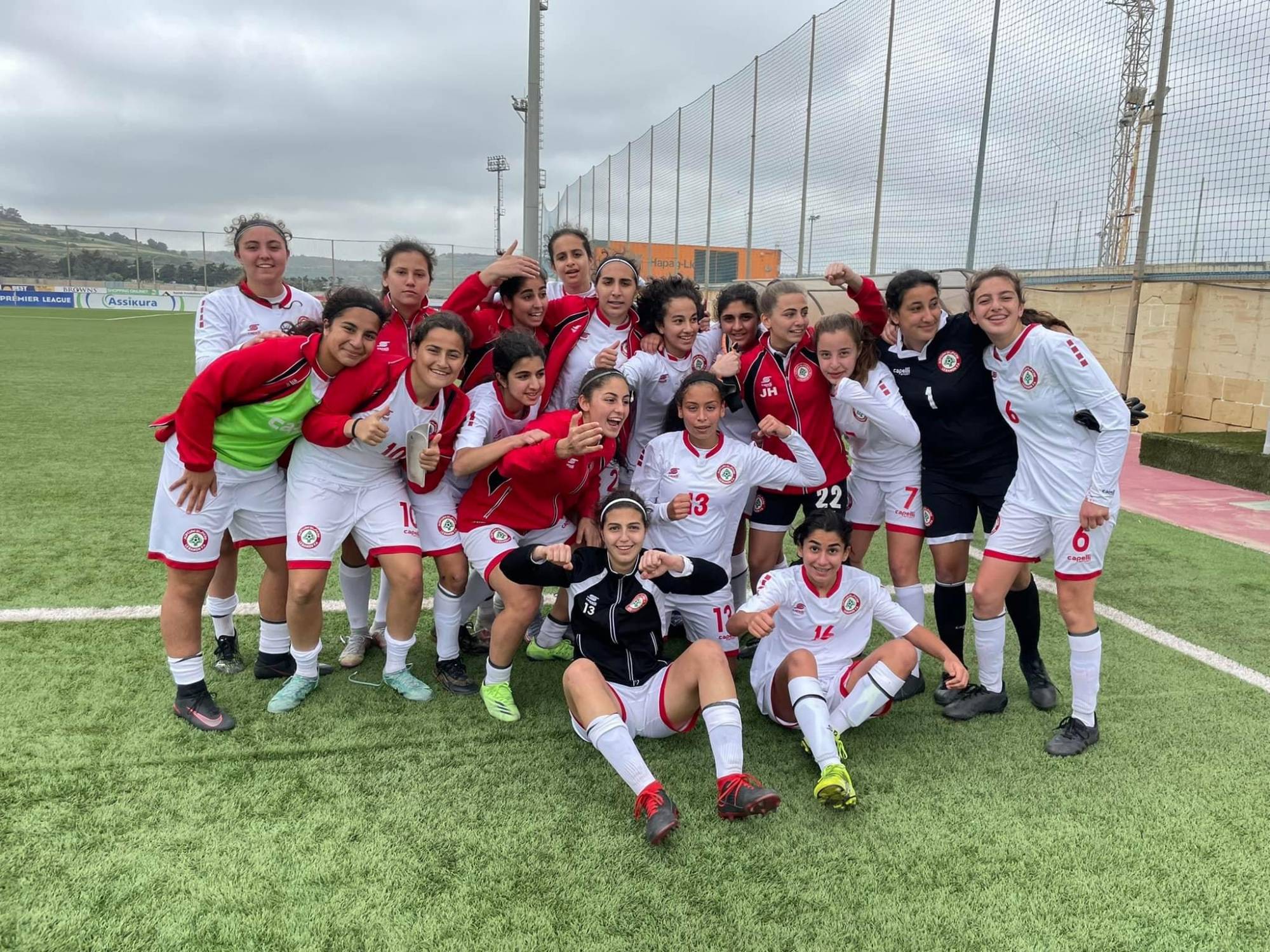 Football Lebanon - فوز ناشئات لبنان على مالطا