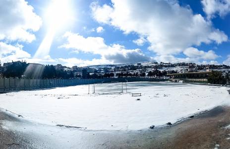 Football Lebanon - بالصورة - ملعب بحمدون البلدي صباح اليوم