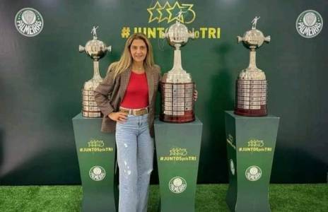 Football Lebanon - اللبنانية ليلى مجدلاني رئيسة نادي بالميراس البرازيلي