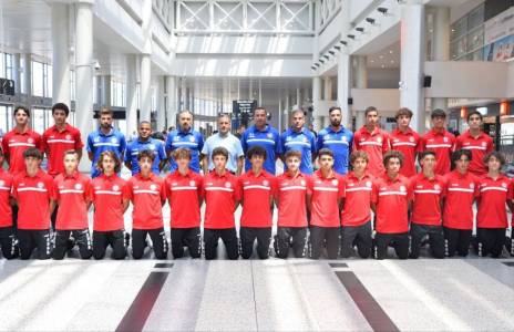 Football Lebanon - بعثة منتخب الناشئين تغادر الى العقبة للمشاركة في بطولة غرب آسيا